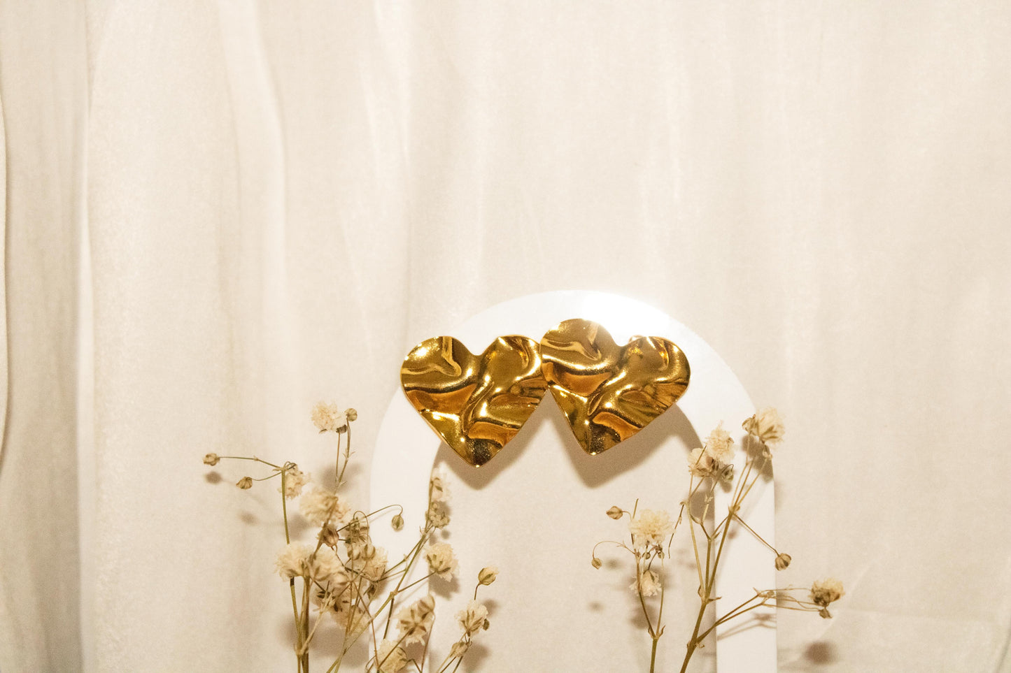 Aretes corazón- Alhajita Joyería