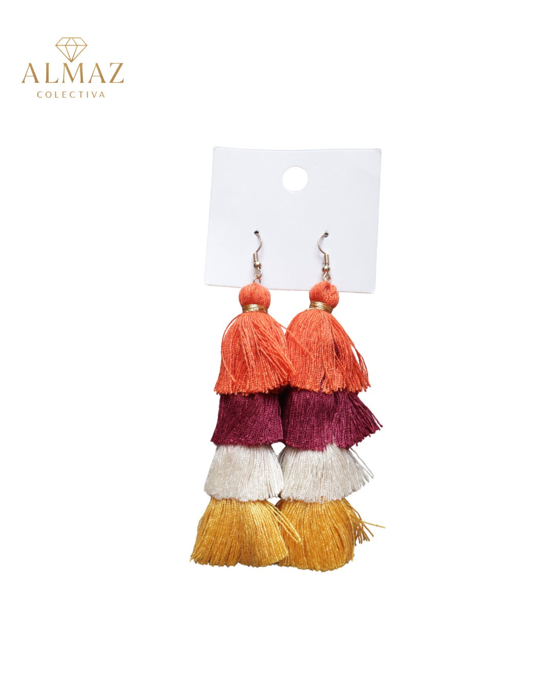 Pendientes de Borlas Almaz Colectiva - Explosión de Color y Estilo
