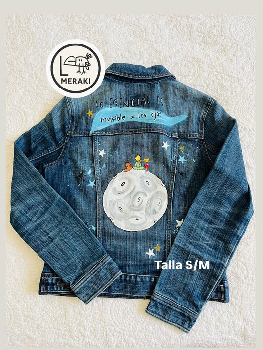 Meraki- chaqueta pintada a mano